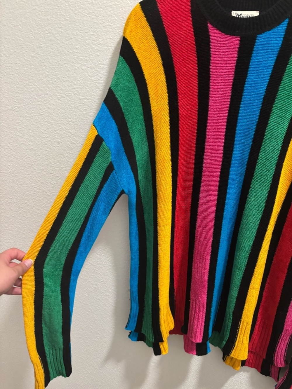 Show Me Your Mumu Sweater in Rainbow, size S - Picture 3 of 7